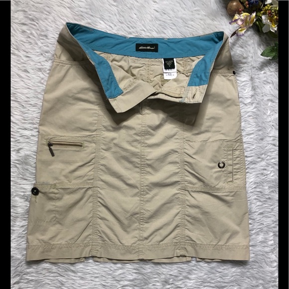 Eddie Bauer Dresses & Skirts - Eddie Bauer woman cargo skirt size 4